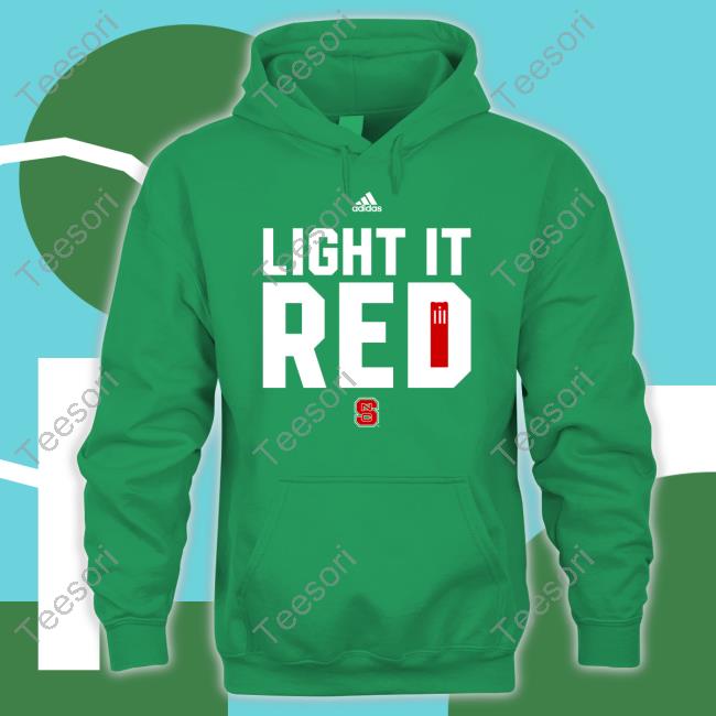 Dave Doeren Wearing Light It Red Long Sleeve T Shirt North Carolina State Dave Doeren Wearing Light It Red Long Sleeve T Shirt North Carolina State