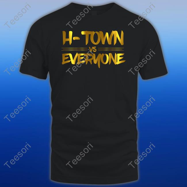 H-Town Vs Everyone Gold Long Sleeve T Shirt H-Town Vs Everyone Gold Long Sleeve T Shirt