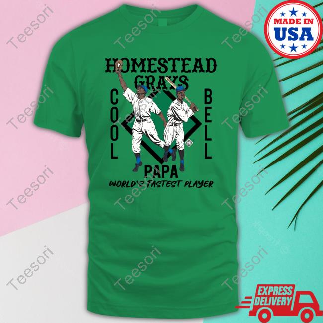 Homestead Grays Cool Papa Bell T-Shirt Homestead Grays Cool Papa Bell T-Shirt