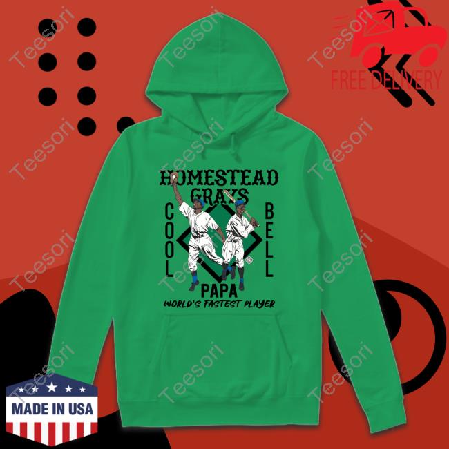 Homestead Grays Cool Papa Bell T-Shirt Homestead Grays Cool Papa Bell T-Shirt