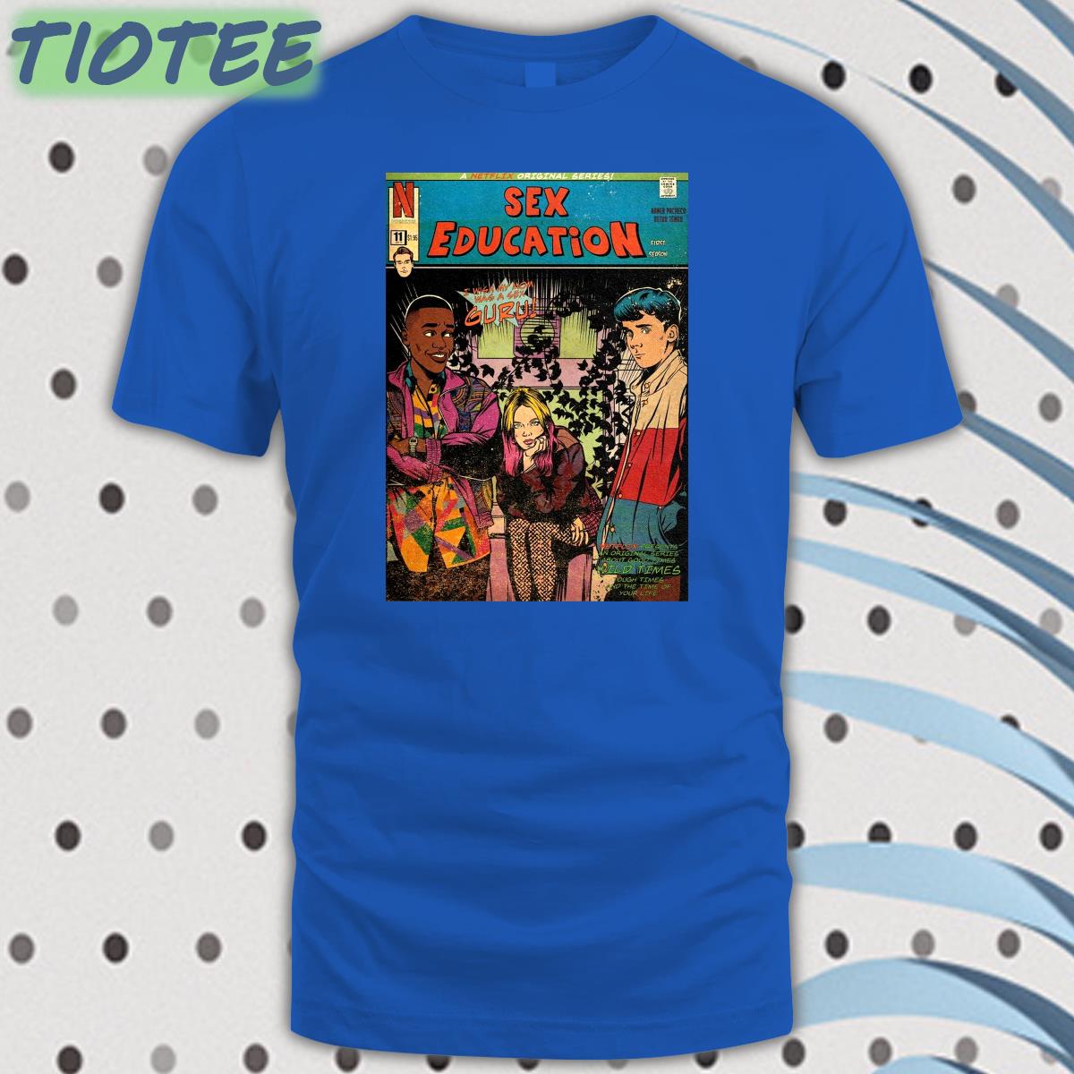Sex Education Comic Poster T Shirt Netflix Series Tiotee Sex Education Comic Poster T Shirt Netflix Series Tiotee
