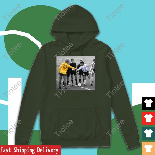 Aleliparoti Carlos Valderrama With Diego Maradona Tee Shirt Captain's Circle Aleliparoti Carlos Valderrama With Diego Maradona Tee Shirt Captain's Circle