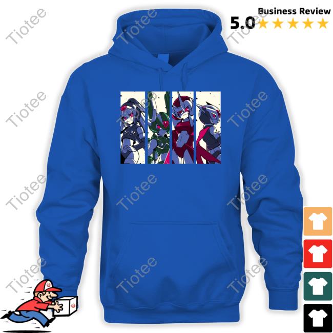 Mega Man Four Guardians Shirt Mega Man Four Guardians Shirt