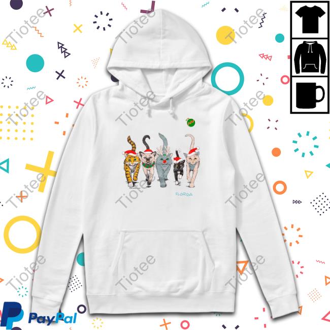 Florida Christmas Cats Sweatshirt Florida Christmas Cats Sweatshirt