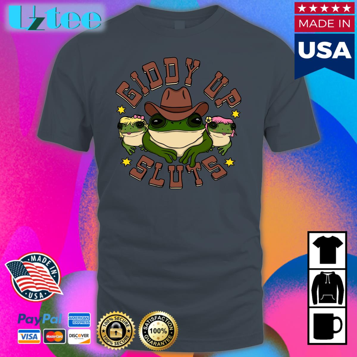 Spencers Online Merch Giddy Up Sluts T Shirt Spencers Online Merch Giddy Up Sluts T Shirt