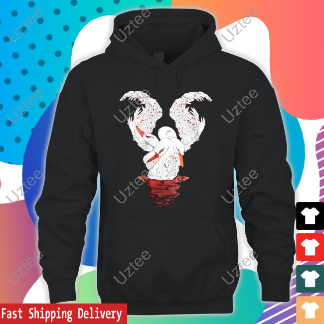 Daph 39Daph Swan Black T Shirt Daph 39Daph Swan Black T Shirt