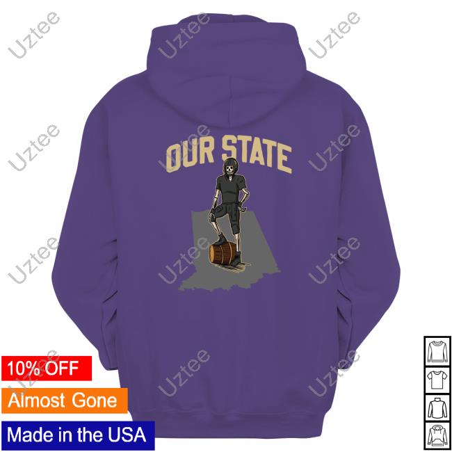 Barstool Boilers Our State Pur Tee Barstool Boilers Our State Pur Tee