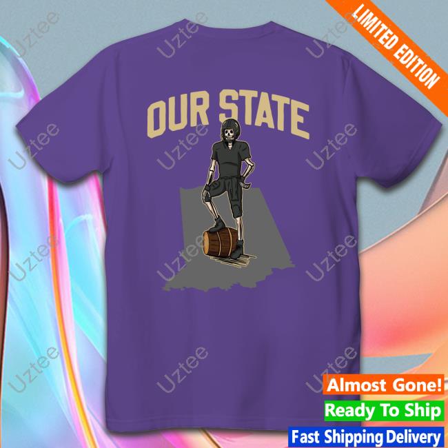 Barstool Boilers Our State Pur Tee Barstool Boilers Our State Pur Tee
