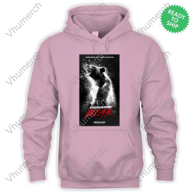 Discussingfilm Cocaine Bear Poster Shirt Discussingfilm Cocaine Bear Poster Shirt