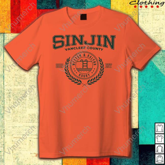 Sinjindrowning Merch Sinjin Vancleef County Weston And Kalynn Koury 2018 Est Hoodie Sinjindrowning Merch Sinjin Vancleef County Weston And Kalynn Koury 2018 Est Hoodie