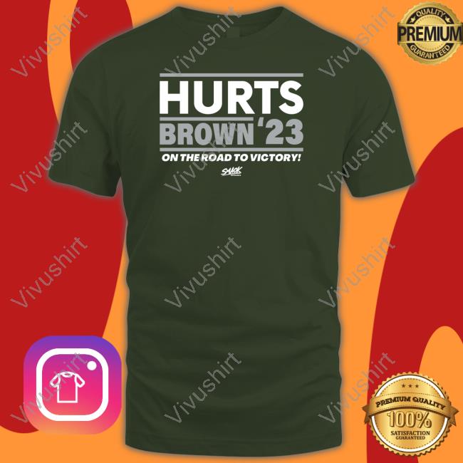 Smackapparel Store Hurts Brown '23 On The Road To Victory Hoodie Smackapparel Store Hurts Brown '23 On The Road To Victory Hoodie