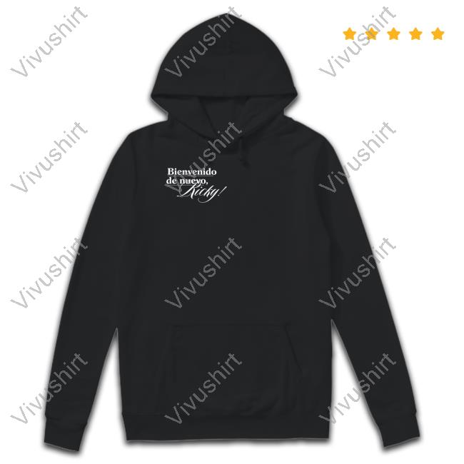 Donovan Mitchell Wearing Bienvenido De Nuevo Ricky Long Sleeve Tee Shirt Donovan Mitchell Wearing Bienvenido De Nuevo Ricky Long Sleeve Tee Shirt